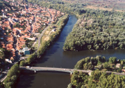 A Tisza és a Bodrog találkozása Tokajnál