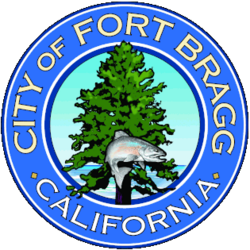 Public domain city seal for English Wikipedia article Fort Bragg, California