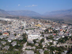 Gjirokastër, as seen from the Citadel