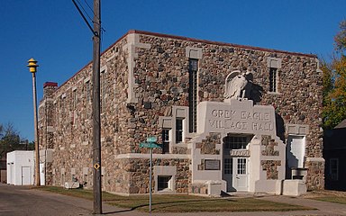 Grey Eagle Village Hall in Grey Eagle, Minnesota (1934)