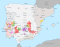 Territorios de las órdenes militares.