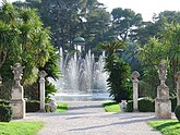 The fountains and the Temple of Love