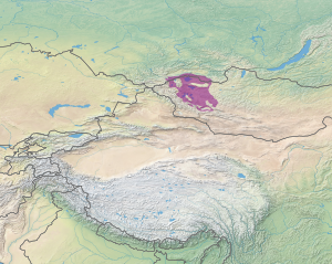 Ecoregion territory (in purple)