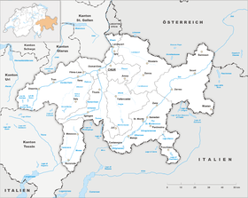 Mapa a pakabirukan ti Graubünden