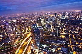 View of Levent at night