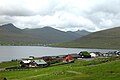 View from Oyrarbakki westwards to Hvalvík