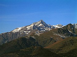 Rocciamelone z vrcholu Rocca Sella (1508)