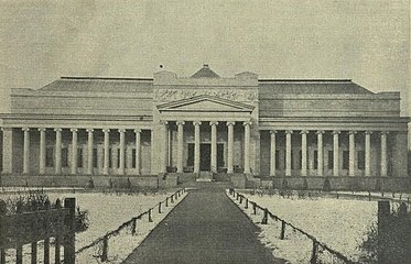 Le bâtiment en 1912, juste avant l'inauguration.