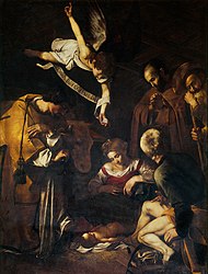 Nativity with Saint Francis and Saint Lawrence 1600