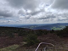 Vue panoramique depuis le mont Mouchet.