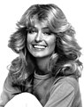 Q102341 Farrah Fawcett in oktober 1977 geboren op 2 februari 1947