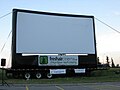 Deerfoot Mall often hosted special events in its parking lot, ranging from circuses to drive-in movie nights