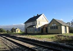 View of the village railway station