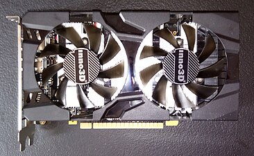 An Inno3D GeForce GTX 1050 Twin X2