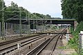 Brücke über die Güterumgehungsbahn und die S-Bahn