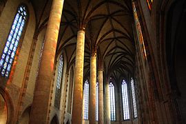 La nef de l'église des Jacobins