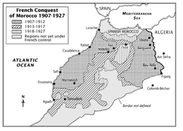 Protettorato francese del Marocco - Localizzazione