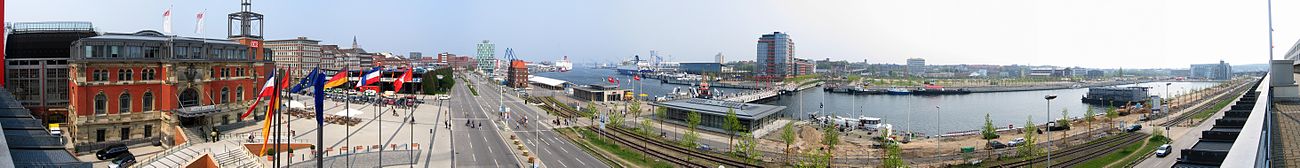 Panorama över Kiel