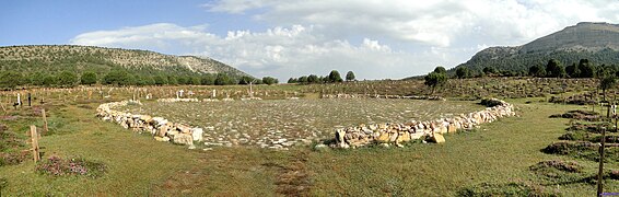 Vue de l’arène centrale.