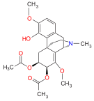 Chemical structure of cephakicine.