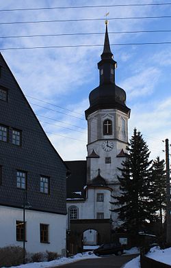 Skyline of Bockau