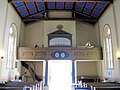 Vue de l'orgue de l'église de Speck