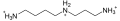 Deutsch: Struktur von Spermidin English: Structure of spermidine