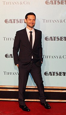 Tobey Maguire na premiéře snímku Velký Gatsby, 2013