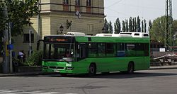 42-es busz a Főpályaudvarnál