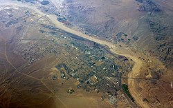 Aerial view of Barstow