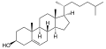 Deutsch: Struktur von Cholesterin English: Structure of cholesterol