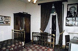 Agatha Christie's room at the Pera Palace Hotel.