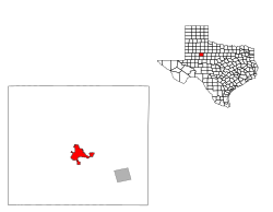 Location of Snyder, Texas