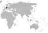 Lage von Deutschland und Osttimor