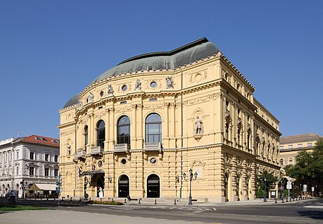 The National Theatre of Szeged, Hungary.