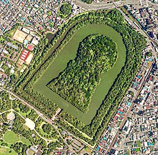 Mausoleum of Emperor Nintoku, Sakai, Osaka Prefecture, Japan, unknown architect, 4th century