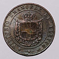 * Nomination 5 Centesimi coin, 1859 from Toscany, back --Tuxyso 22:52, 16 March 2013 (UTC) * Promotion Good quality. --Jastrow 17:09, 19 March 2013 (UTC)