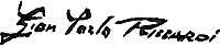 Gian Carlo Riccardi Signature