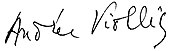 signature d'Andrée Viollis