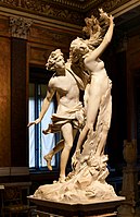 Gian Lorenzo Bernini, Apollo and Daphne in the Galleria Borghese, 1622–1625