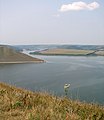 The river Dnister at Bakota, Ukraine.