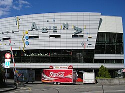 Exterior of Geneva Arena