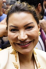 First Lady of Brazil Janja Lula da Silva from União da Vitória, Paraná