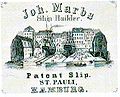 Marbs Werft um 1850, heute St.Pauli Hafenstraße