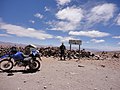 Motoaventura en el Abra del Acay, a 5061 msnm sobre Ruta Nacional 40.