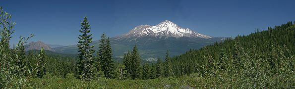 Blick auf den Mount Shasta