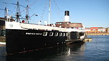 Paddlesteamer PS Wingfield Castle in Hartlepool.