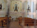 Interior de la ermita de Santa Cristina