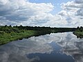 The Western Dvina in the clouds,Belarus