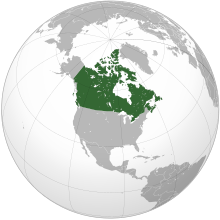 Location of Canada